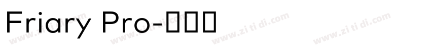 Friary Pro字体转换